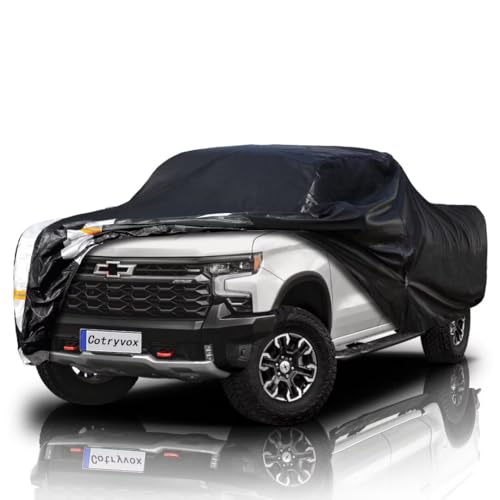 Chevrolet Silverado 1500 Truck Cover Custom Fit 1998 (B.Fit Silverado 1500(1998-2026)Extended Cab / Black Truck Cover)