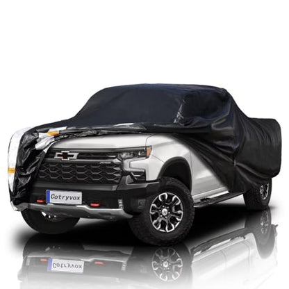 Chevrolet Silverado 1500 Truck Cover Custom Fit 1998 (B.Fit Silverado 1500(1998-2026)Extended Cab / Black Truck Cover)