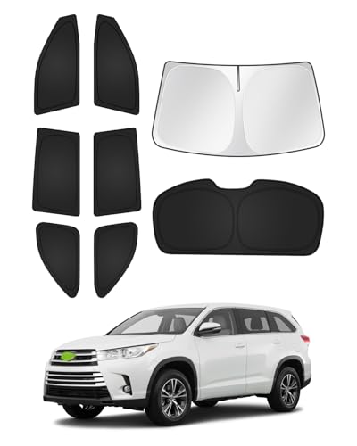 Sunshades for Toyota Highlander 2014 (Toyota Highlander 2014-2019)