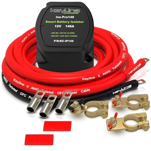 Dual Battery Isolator Kit 12V (140 AMP Kit)