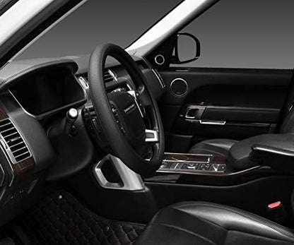 Breathable Car Steering Wheel Cover Large Size 15.5 (Large size[15 1/2''-16''] / Breathable Pores)