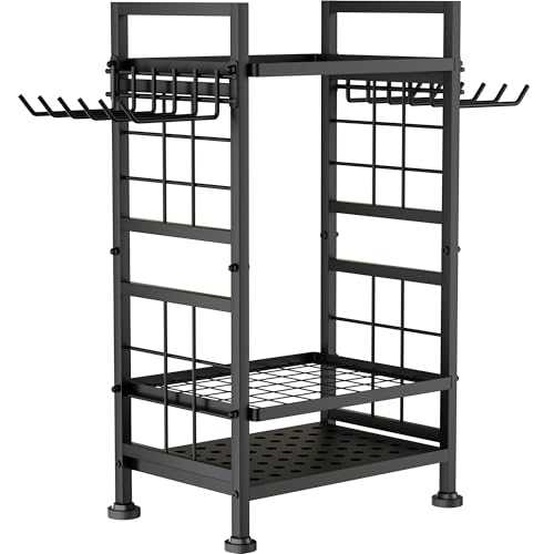 3 Tier Garden Tool Organizer (17 x 12.8 x 30.3 / Black)