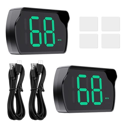 2 Pack GPS Digital Speedometer for Car MPH (2 Pack Digital Speedometer)