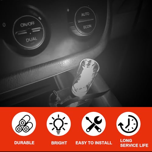 3PCS USB Car Interior Ambient Lights (White)