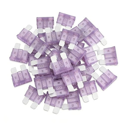 80Pcs) 35 Amp Standard Fuse, 35A Car Blade Fuses for Car/RV/Truck/SUV/Motorcycle/Boat (35A)