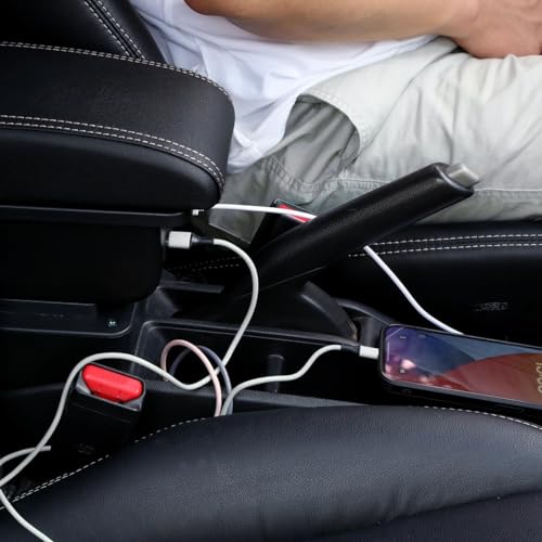 Car Armrest Box for Toyota Yaris (White Line)
