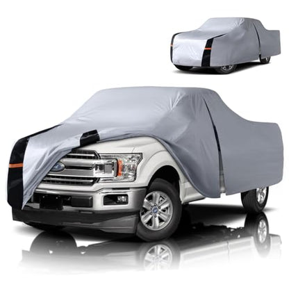 Multi Layer Ford F150 Truck Cover (W.Fit F-150(1997-2026) Regular Cab LB / White Truck Cover)