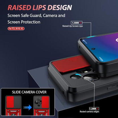 for TCL 50 XL (TCL 50 XL 5G（6.78"） / Red)