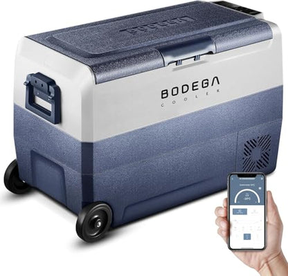 COOLER 12 Volt Car Refrigerator (Blue Grey)