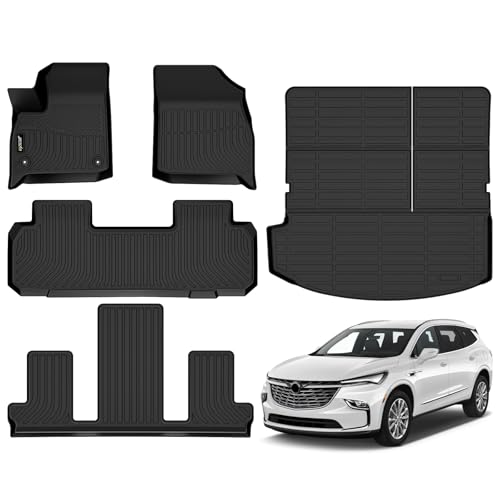 Floor Mats for Buick Enclave 2018 (6 For Enclave 2018-2024)