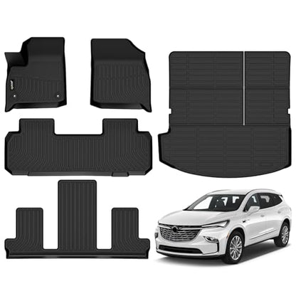 Floor Mats for Buick Enclave 2018 (6 For Enclave 2018-2024)