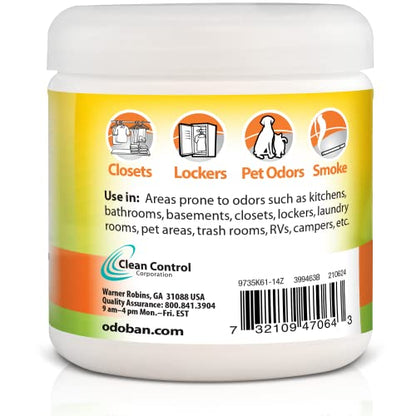 Solid Odor Absorber Eliminator for Home and Small Spaces (14 Ounce (Pack of 9))