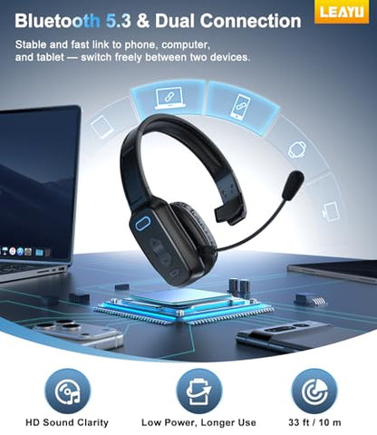 Trucker Bluetooth Headset (Carbon)