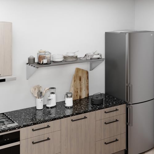 14 in. x 48 in. NSF Stainless Steel Tubular Wall Shelf (14 in. x 48 in.)