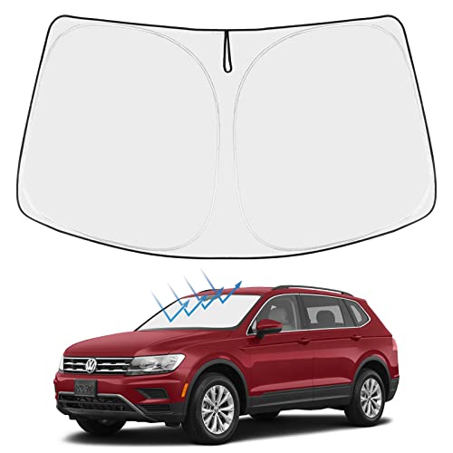 Custom Fit Car Windshield Sun Shade for 2009 (2009-2017 Volkswagen VW Tiguan)