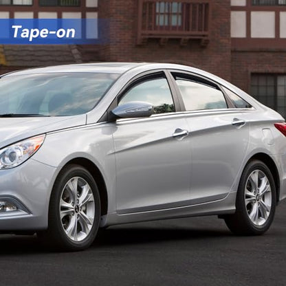 Window Visors Rain Guards for 2011 2012 2013 2014 Hyundai Sonata (2011-2014 Hyundai Sonata)