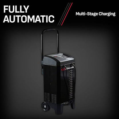 Wheeled Automatic 6A Car Battery Charger and 200A Engine Starter (12V 40/200A)