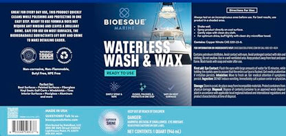 Marine Waterless Wash & Wax (32 Fl Oz (Pack of 1))