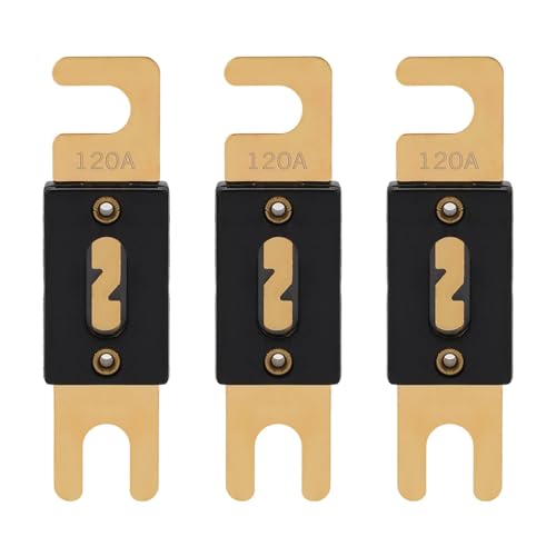 120A ANL Fuse 120 Amp Inline Blade Fuses 32V for Car Audio Inverter Automotive Stereo (120A)