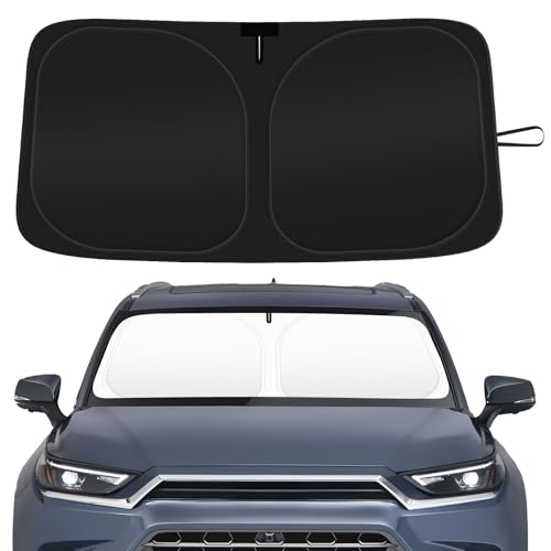 Windshield Sun Shade Compatible with 2020 (For 2020-2026 Toyota Highlander)