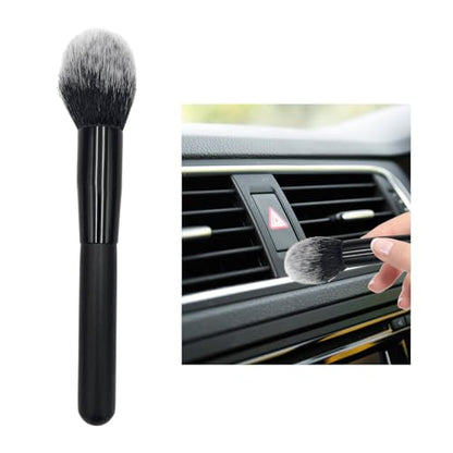 Car Detailing Brush (Long-Black/White / 1 PC)