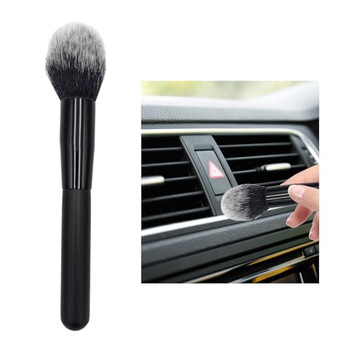 Car Detailing Brush (Long-Black/White / 1 PC)