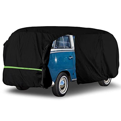 Waterproof Car Cover for VW Bus T1 T2 T3 Vanagon 50 (1950-1992 VW Bus T1 T2 T3-Black)