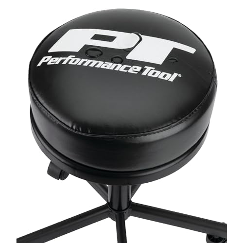 W85033 Pneumatic Rolling Shop Stool with Wheels (Pneumatic Rolling Shop Stool)