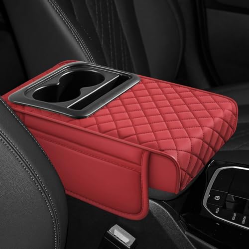 Car Center Console Cover (Red)