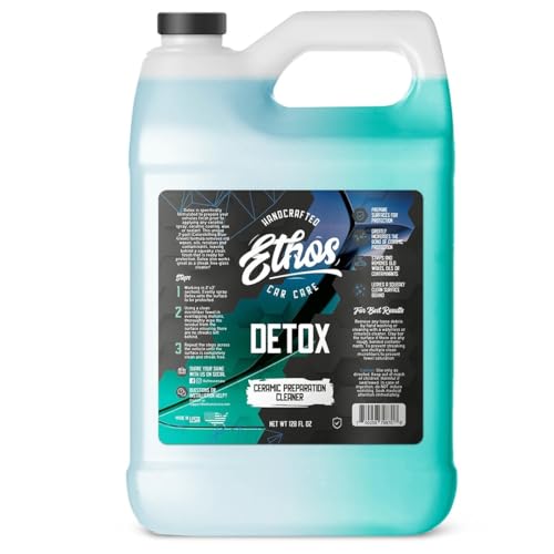 Ethos DETOX Ceramic Coating Prep Spray (128 Fl Oz (Pack of 1))