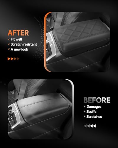 for 2022 2025 2026 Hyundai Santa Cruz Center Console Cover Armrest Box Cover for Santa Cruz Pickup (Santa Cruz 2022-2026-Thickened Pickup Version)