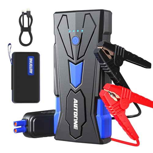 6000A Car Battery Jump Starter Up to All Gas & 12L Diesel Engine (6000A)