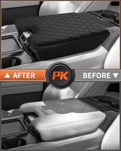 Custom for 2026 2025 Ford Expedition Platinum Center Console Cover Armrest Cover for Expedition Accessories Armrest Cushion Pad Leather Middle Console Cover Seat Box Protector Anti (Size for Ford Expedition Platinum 2025-2026)