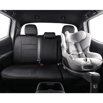 Tacoma Back Seat Covers Custom for Toyota Tacoma ((Black) / 2024-2026 Tacoma (Hybrid) Only 2nd Row)