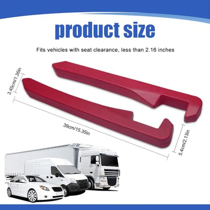 2PCS Car Seat Gap Filler (Red)