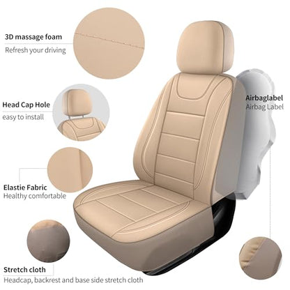Car Seat Cover (N4 Beige / Full Set)