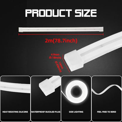 Car LED Strip Light For Trunk (Pink / Standard-79 In.)