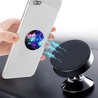 8 Pcs Cute Magnet for Phone Case Car Mount Sticker (Starry)