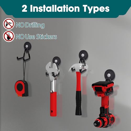 2 Pcs Storage Utility Magnets Hanging Hook with Anti