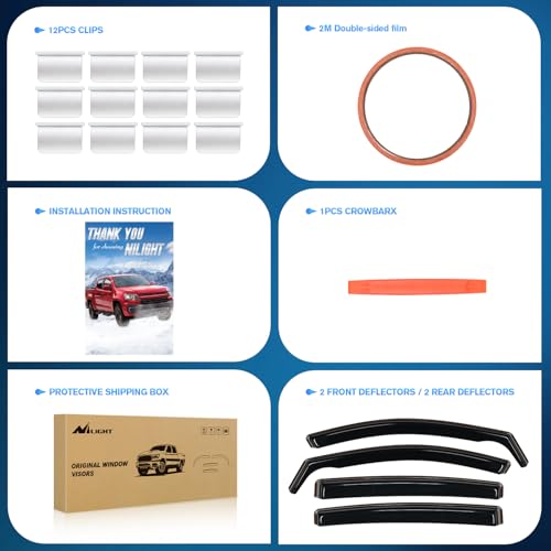 Vent Window Visors for 2021 (Venza 2021-2024)