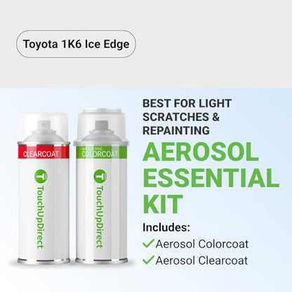 Car Paint Touch Up Spray Kit (Aerosol Spray - Essential Kit / Ice Edge)