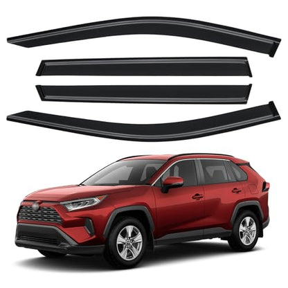 Window Visors Rain Guards for 2019 (2019-2025 Toyota RAV4)