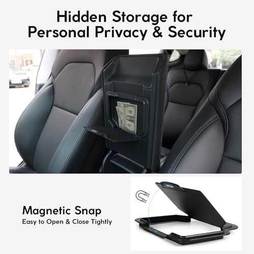 Upgrade 5Pcs Center Console Organizer Tray for Tesla Model Y Juniper 2025&Tesla Model 3 Highland 2024 2025 (for Tesla Model Y Juniper 2025&Model 3 Highland)