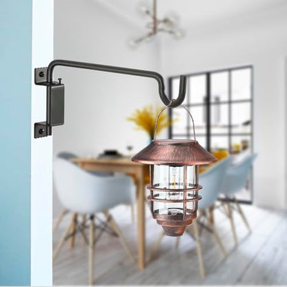 15" 360° Swivel Plant Hanger (Black / 15in-2U-Swivel)