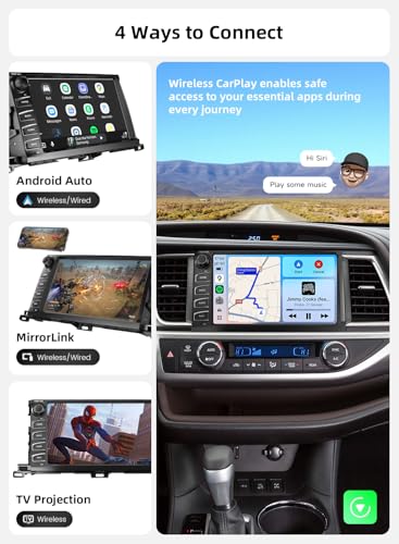 6GB+64GB Car Stereo for Toyota Highlander 2015
