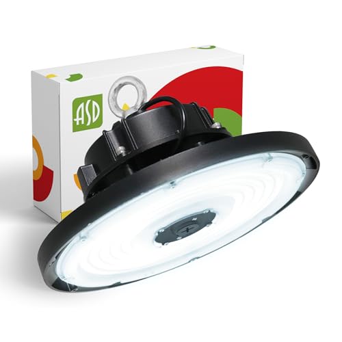 150W LED High Bay UFO Lighting (Black)