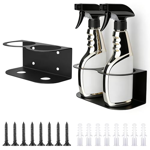 2 Pack Spray Bottle Holder Wall Mount