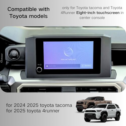 Dashboard Storage Box Compatible with 2024 2025 Toyota Tacoma and 2025 4Runner Accessories Center Console Screen Dash Organizer Tray (Dashboard Organizer Tray)