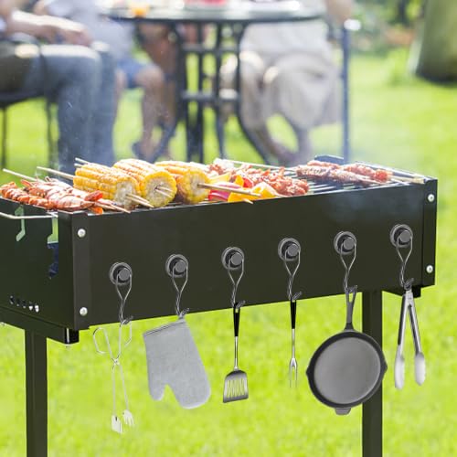Magnetic Hooks (Black / 0.98in-curvel)