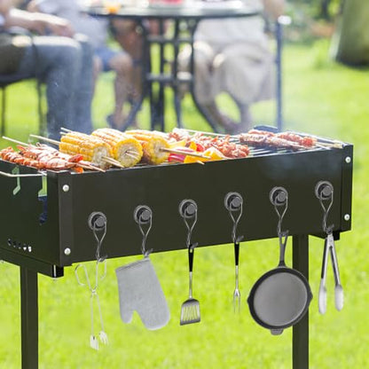 Magnetic Hooks (Black / 0.98in-curvel)